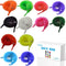 60 Pcs Magic Twisty Worm Wiggly Fuzzy Worms on a String Toys for Party Supplies in 12 Colors
