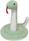 Green Plush Snake Stuffed Animal Toy, Soft Cuddly Plushie Hugger Toy for
