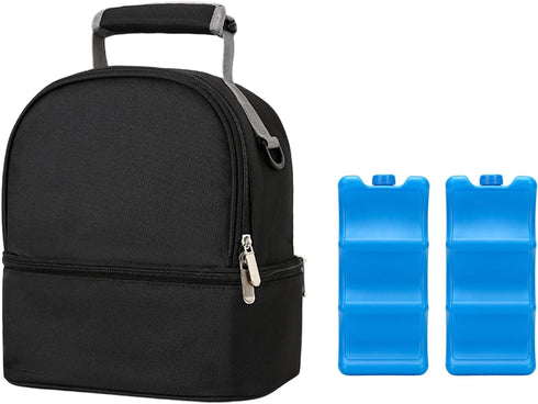 WTWU Backpack Portable Insulated Breast Milk Storage Keeps Milk Freshing for Nursing Moms Large Capacity Compartments