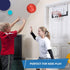 6 INCH PVC Mini Basketball for Indoor Mini Hoops, Soft Rubber Small Replacement Basketballs, 4 PCS with Pump