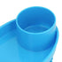 Snack Tray for Kids Car Seat, Secure and Sturdy Design, Compact and Portable with Cup Holder (Blue)
