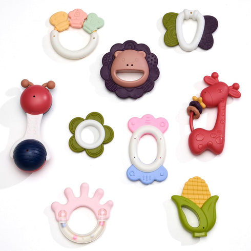 Baby Toys 0-6 Months - Baby Rattles Teething Toys 3-6 Month Infant