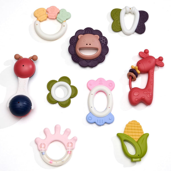 Baby Toys 0-6 Months - Baby Rattles Teething Toys 3-6 Month Infant