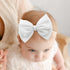 YanJie Handmade Velvet Hairband - Stretchy Nylon Headbands & Baby Bows for Girls, 4.5 Black-Velvet, 3 Count