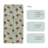 American Football Sport Changing Pad Cover for Baby Boys, Green Diaper Change Table Sheet, Soft Fitted Mat 32"/34" x 16"
