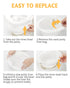 Tiga 50 Summer 188 Inches Pcs Potty Liners for Infant My Size Potty Pro - Disposable Potty Bags with Elastic Fit