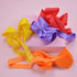 WillingTee Baby Girls 4.5 Inch Grosgrain Ribbon Boutique Hair Bows Headband, 30 Colors