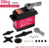 Beffkkip 30KG 180 Digital servo high Torque Full Metal Gear Waterproof, Suitable for RC Model Remote Control car with a