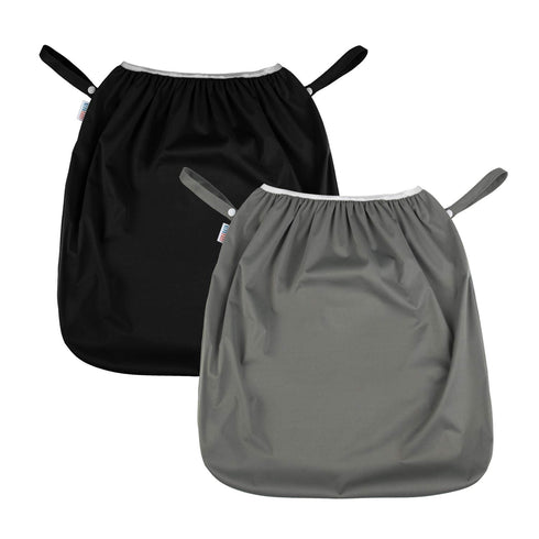 ALVABABY Reusable Diaper Pail Liner for Cloth Diaper,Rubbish Bag,Laundry,Kitchen Garbage Cans (Black
