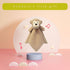 Baby Light Brown Monkey Soft Stuffed Animal Security Blanket, Plush Monkey Lovey, Cuddly Newborn Snuggle Blankie, 14"