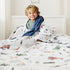 Cozy 50x50" Pobibaby Stretchy Quilt for Infants and Toddlers - Explore Design