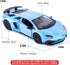 1/36 Scale Aventador LP700-4 Casting Car Model, Zinc Alloy Toy for Kids, Pull Back Vehicle Gift