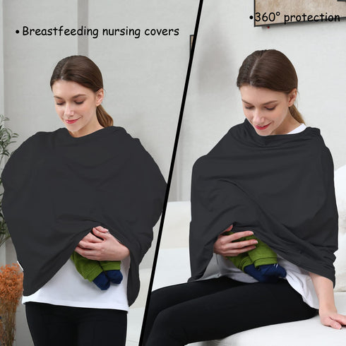 Dudeeghes Carseat Covers for Baby Breastfeeding Multi use Car Seat Canopy Cover, Infant Stroller Canopy Cover for Boy