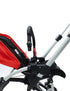 Baby Stroller Bumper Bar Armrest Handle Crossbar Accessories for Bugaboo Bee 3 5 6 with Black Cover