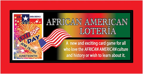 African American Loteria Fun Bingo Game - Educational Cards for 3-10 Players Ages 7+