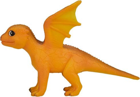 MOJO Baby Fire Dragon - Realistic Fantasy Toy Replica Hand Painted Figurine