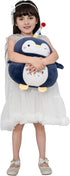 12 Inch Soft Penguin Plush Hugging Pillow Cute Birthday Penguin Stuffed Animal Plushies Toy Penguin Kids Stuffed Animals Penguin Happy Birthday Plush Toys for Birthday, Valentine, Christmas…