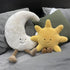 JOSON Sun Shaped Plush Toys, Soft Bedside Sofa Pillows for Home Decoration, Birthday Gifts for Children and Girls (Moon)