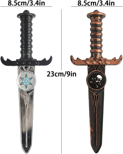 Firesofheaven 3-Piece Pirate Set - Pirate Sword, Blindfold, Treasure Game for Halloween Party, Outdoor Pirate Cosplay