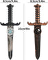 Firesofheaven 3-Piece Pirate Set - Pirate Sword, Blindfold, Treasure Game for Halloween Party, Outdoor Pirate Cosplay