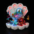 Kyglaring LED Lighting Kit for Lego Disney The Little Mermaid Royal Clamshell 43225 Model Building Kit