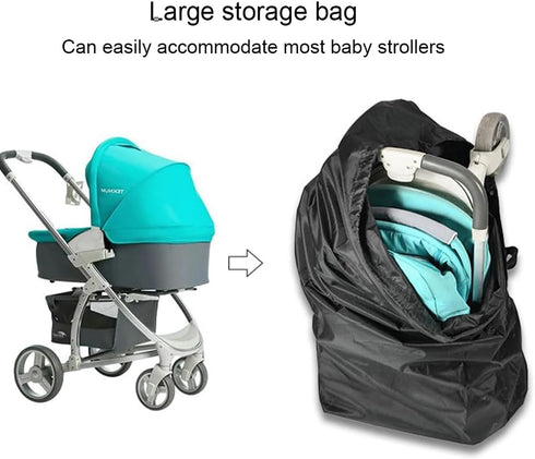 HYSOURCE Stroller Travel Bag Waterproof for Airplane with Carry Strap Baby Stroller Cover for Airplane Perfect for Baby