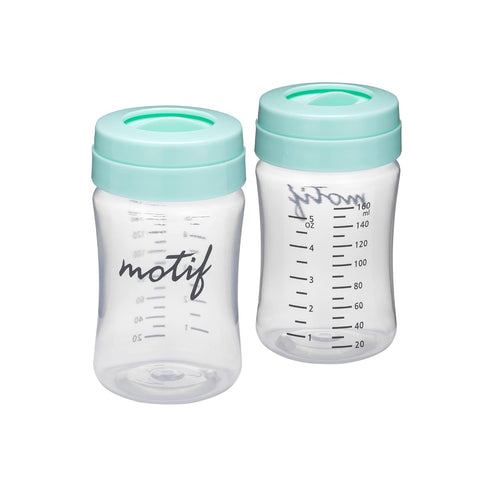 Motif Medical Breast Milk Storage Bottles for Luna Breast Pump - Durable