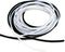 Flexible Edge Trim Protector, Push-in Shield for Steel, Wood, Glass, Plastic Panels, Fits 0.03"-0.045" Thickness,