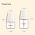 3 oz 5 oz 0-6 2 Pack 4pcs Natural Nursing Glass Baby Bottle - with Anti-Colic Vent System - BPA-Free, and with Slow