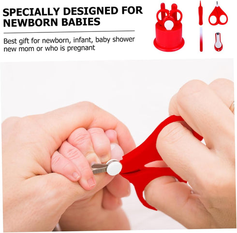 Set Portable Manicure Kit for Newborns - Nail Clippers, Scissors, and Tweezers