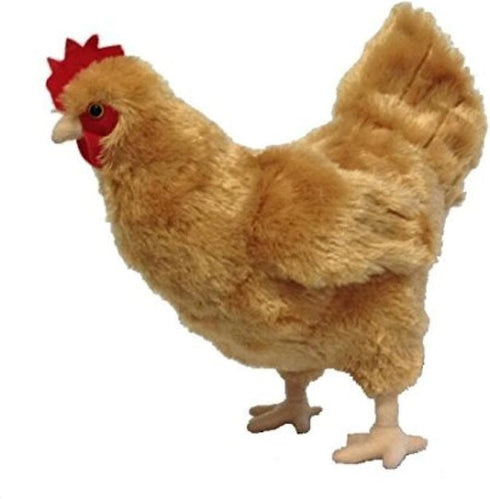 12" Adore Standing Buffy The Hen Chicken Plush Stuffed Animal Toy