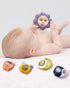 dearlomum Baby Play Mat Baby Gym, Funny Play Piano Tummy Time Activity Mat with 5 Sensory Toys, Music & Lights, New Blue