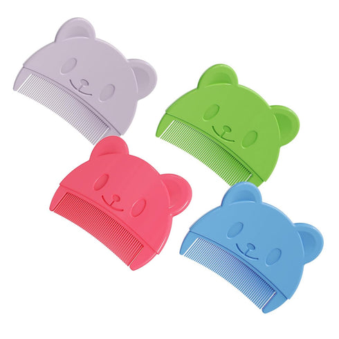 Psdndeww Newborn Caps Comb Head Comb Bear Shape Comb Travel Hair Styling Comb For Baby Toddler Bath Head Massage