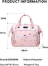 SONARIN Mommy Multifunctional Diaper Bag, Lightweight Waterproof Travel Nappy Changing Tote Shoulder Bag (Pink)