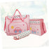 Set Large Capacity Diaper Bag for Moms Multi-Functional Travel Tote Changing Pad Stylish Car Pattern for Baby Nursing