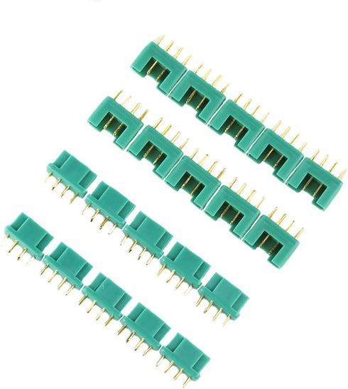 20 Pairs MPX Multiplex Connectors - 6 Pin MPX Plug Male and Female for RC LiPo Battery ESC Motor