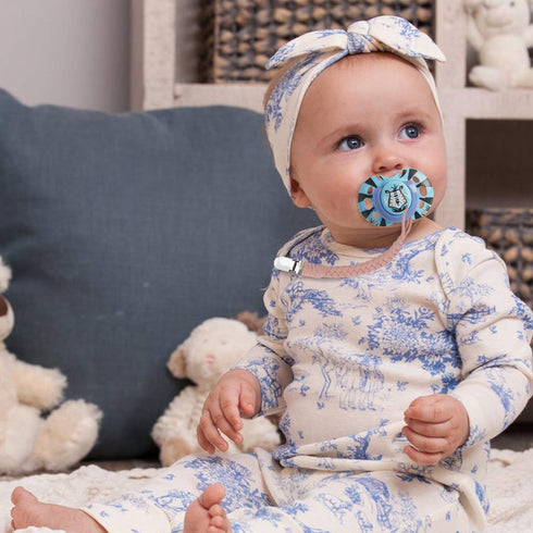 NacyLocalsugee Set 6 Pack Pacifier Clip for Boys and Girls, Handmade Braided Cotton Baby Pacifier Holder Leash Smoother