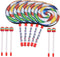 lovermusic 5PCS Lollipop Shape Drum Hand Drum Musical Instruments, Colorful Sound Toys