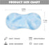 tplaotee 22x11in Light Blue Feather Cotton burping Cloths Good Absorbent? Baby wash Cloth for Unisex boy and Girl