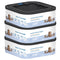 Chariholis 3 Packs Jumbo Square Refills Disposal Bags Refill Compatible with Diaper Genie