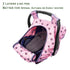 2 Carseat Cover Girls, Baby car seat Covers for Infant car seat, Baby Carrier Cover Canopy, Window in Door Zipper Open