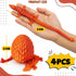 ELORION 4-Pack 3D Printed Dragon Eggs - Surprise Toys for Kids