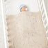 100% 100x80cm LAWKUL Cellular Blanket Baby Cotton Knitted Soft Babe Crochet Blankets for Newborn Boy Girls Toddler