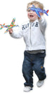 Big Mo's Toys 24 Pack 8 Inch Glider Planes - Birthday Party Favor Plane, Great Prize, Handout Glider