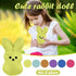 6Pcs Easter Bunny Plush Toys, Cute Animal Bunny Stuffed Dolls for Easter Basket Stuffers for Kids