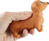 Curious Minds Busy Bags 2 Stretchy Weiner Dog Crushed Bead Sand Filled, Doggy Lover Sensory Fidget Toy