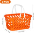 2pcs NUOBESTY Mini Toy Shopping Basket Kids Grocery Basket with Handles Easter Eggs s for Kids Toddlers Party Favors