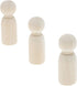 Wood Peg Dolls, Peg Doll Kit (1.77 inches, 50-Pack)