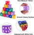 Super Z Outlet Standard 16mm Dice, Translucent Multi-Color, 50pk