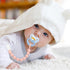 4 Pack MINMUNJIU Silicone Pacifier Clip Holder, One Piece Soft Flexible Binky Clips Pacifier Holder Clip for Girls